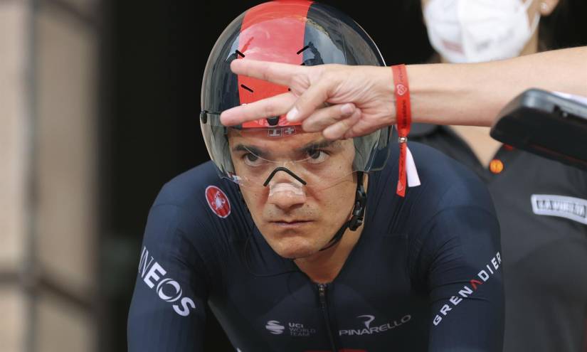Richard Carapaz está en el puesto 35 tras la primera etapa de la Vuelta a España