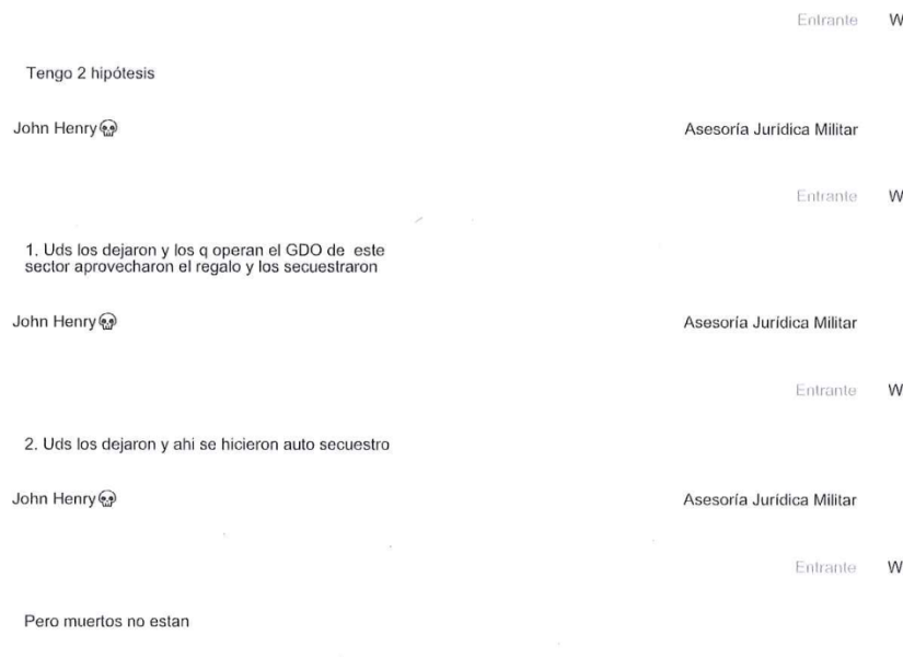 La Fiscalía pidió la extracción de los chats entre los 16 militares procesados inicialmente en el caso Las Malvinas.