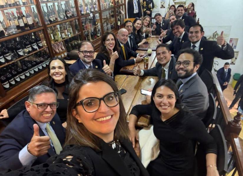 Reunión del gabinete ministerial de Daniel Noboa.