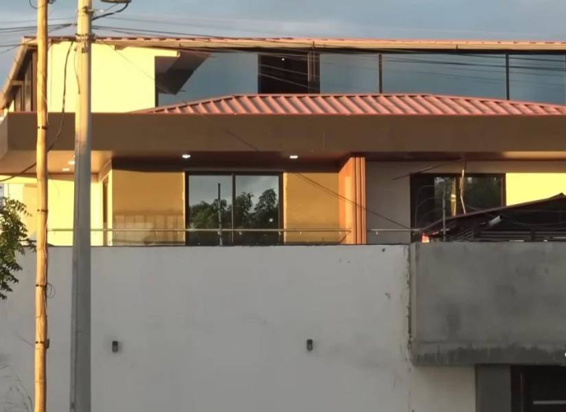 Foto frontal de la casa donde fue capturado alias Fito.