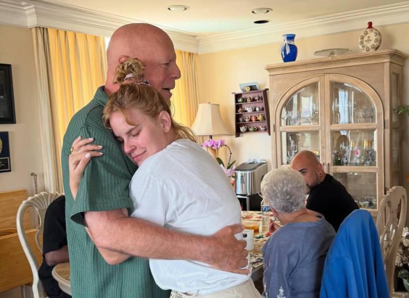 Bruce Willis y su hija Tallulah.