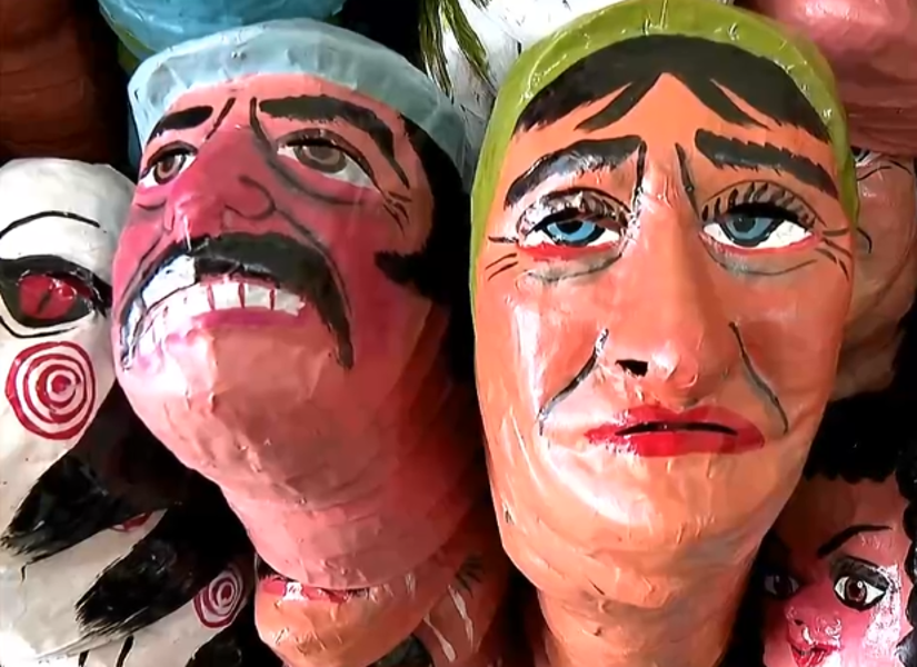 Caretas de fin de año representativas de personajes relevantes de 2025