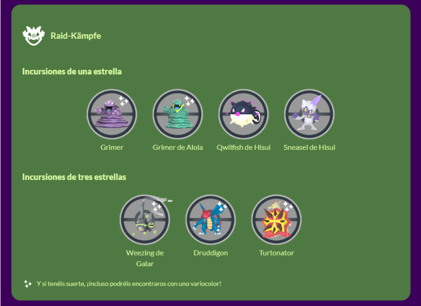 Pokémon Go anuncia el evento Ciénega nociva