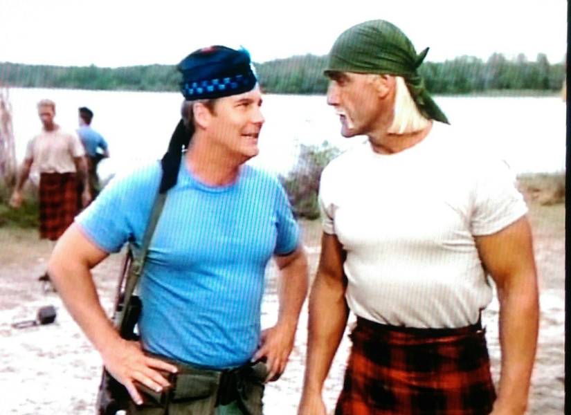 Hulk Hogan participó en varios largometrajes, como Rocky III.