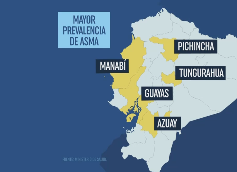 Provincias afectadas