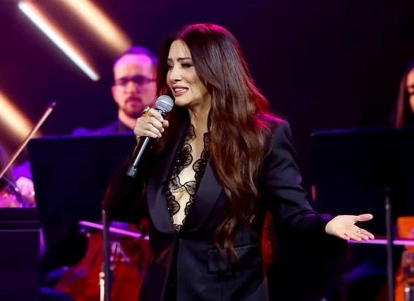 Myriam Hernández en la presentación de los Premios Grammy Latinos, el 9 de noviembre, en Las Vegas.