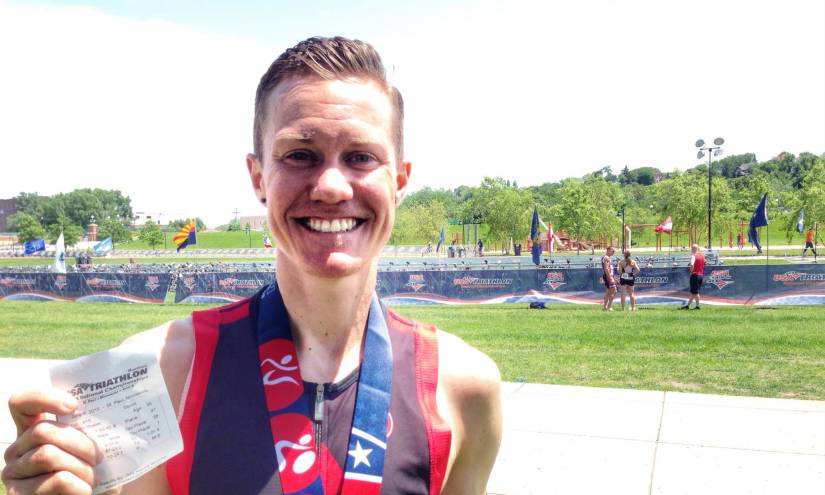 Chris Mosier fue el primer atleta transgénero en competir en un equipo nacional de los Estados Unidos en la modalidad de triatlón
