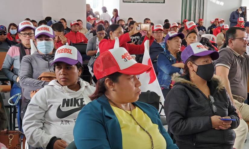 Trabajadores convocan a movilizaciones la próxima semana