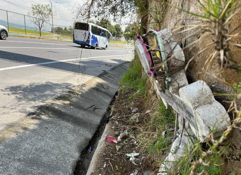 En la curva de San José de Monjas.