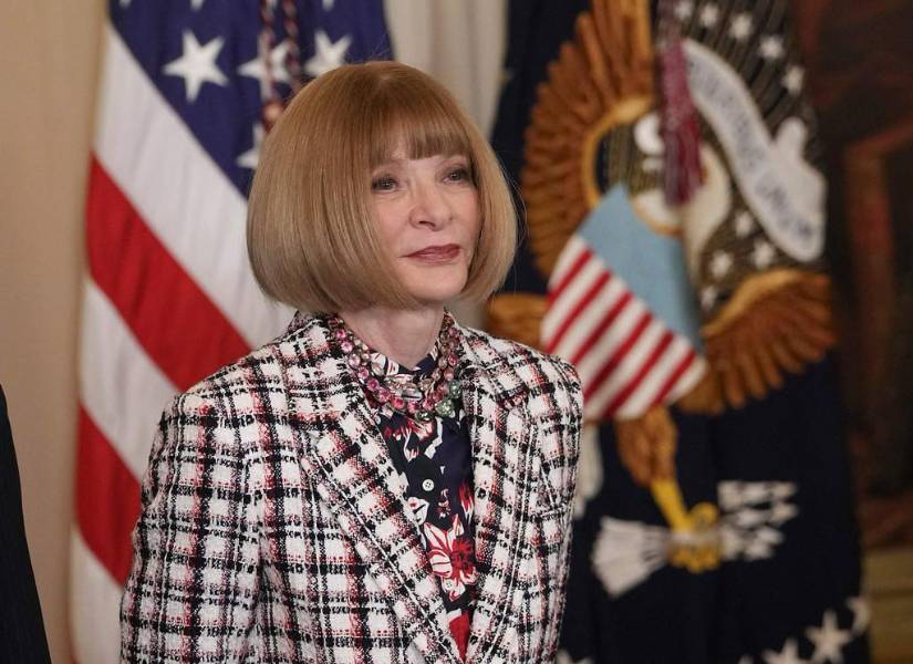 Anna Wintour en la Casa Blanca.