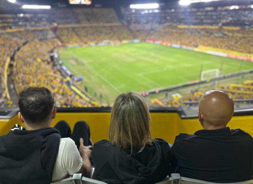 Sebastián Beccacece vio la derrota de Barcelona SC ante River Plate por la Copa Libertadores.