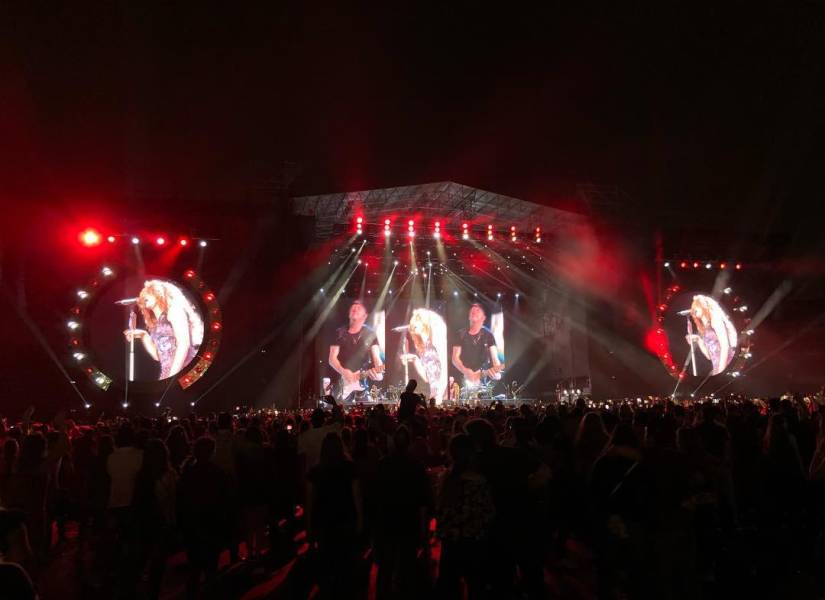 Shakira se presentó por última vez en Ecuador en el año 2018.