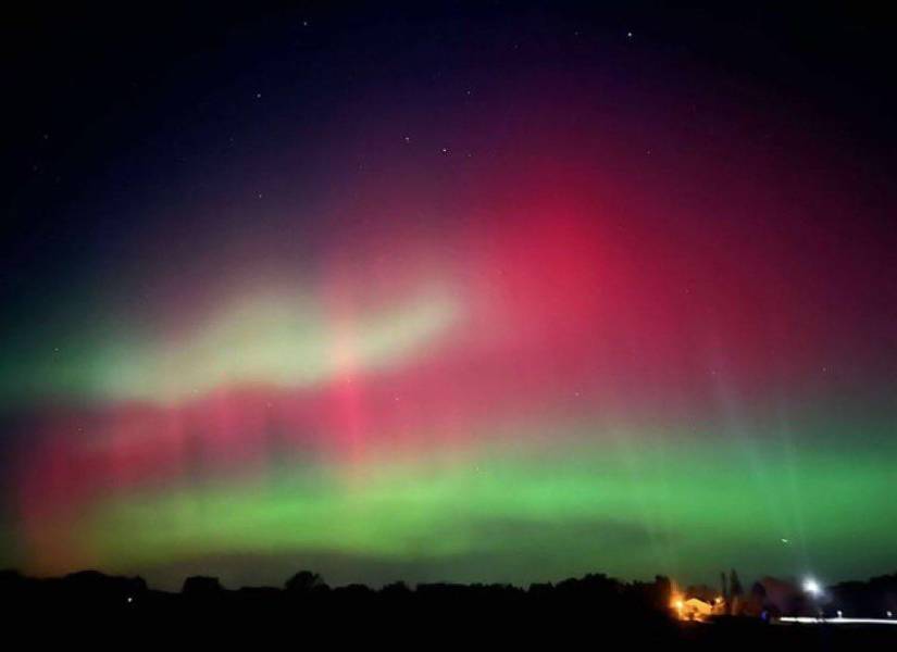 Así se vieron las Auroras boreales en varios estados de EE. UU.