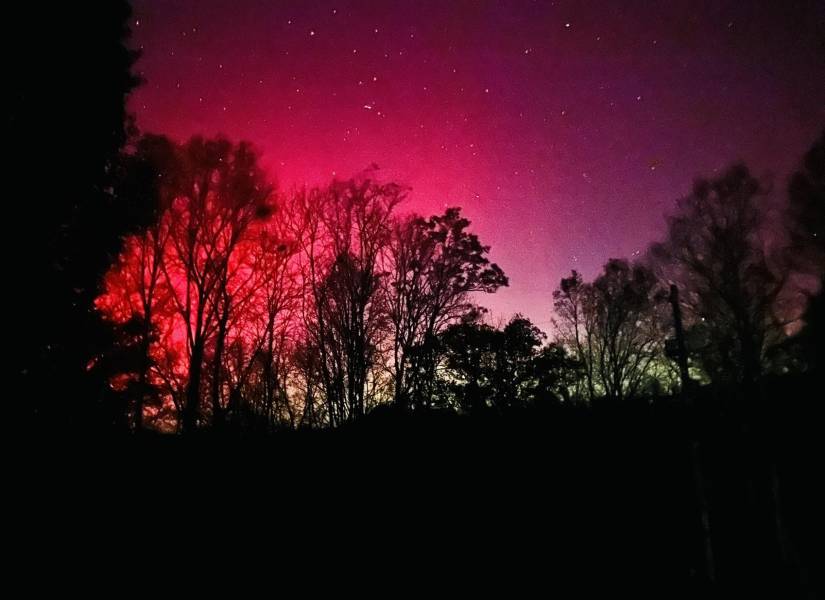 Así se vieron las Auroras boreales en varios estados de EE. UU.
