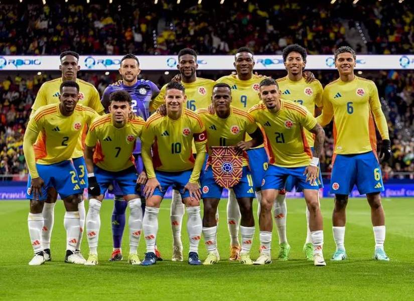 Imagen referencial de la plantilla de Colombia.