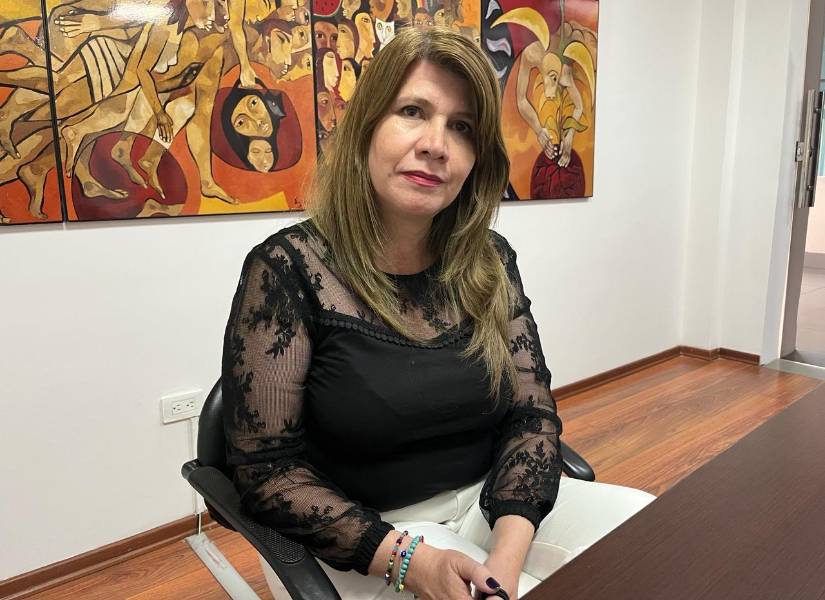 María Sol VIllagómez, vicerrectora de la Universidad Salesiana, sede Quito.