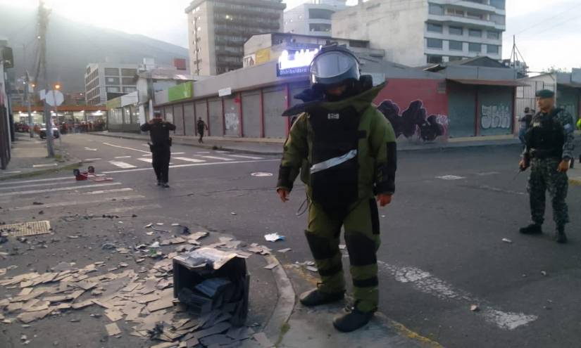 Iñaquito: alerta por presunto explosivo en las inmediaciones del Complejo Judicial Norte