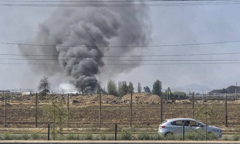 Cinco muertos en incendio de fábrica saqueada en Chile