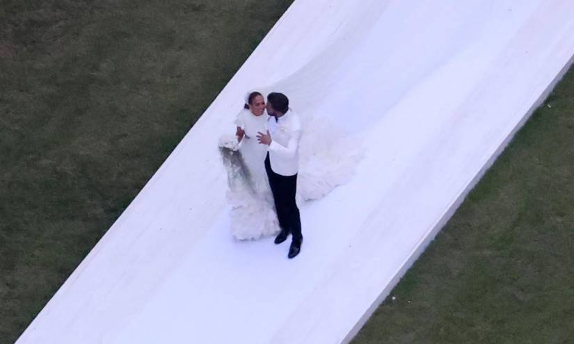 Jennifer López y Ben Affleck repiten su boda para familiares y amigos