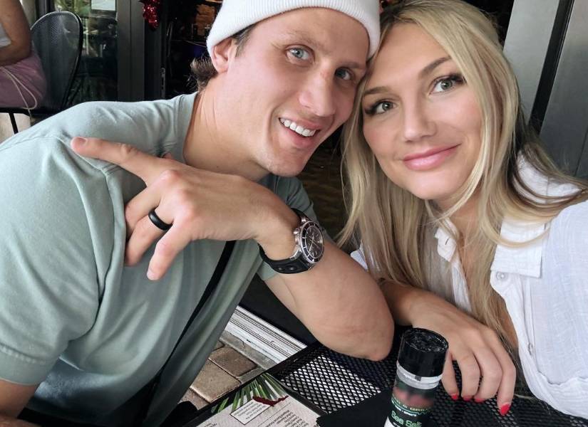 Brooke Hogan y su esposo, Steven Oleksy.