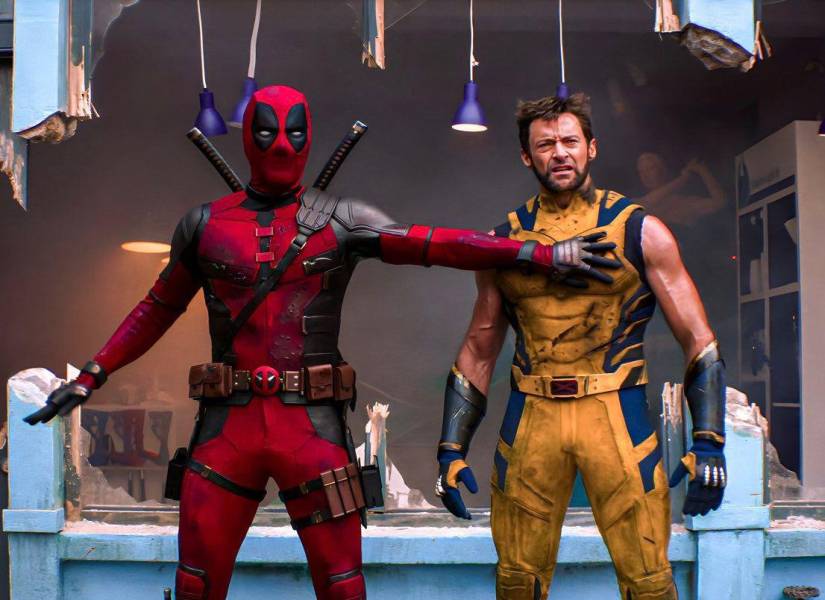 Ryan Reynolds y Hugh Jackman como Deadpool &amp; Wolverine