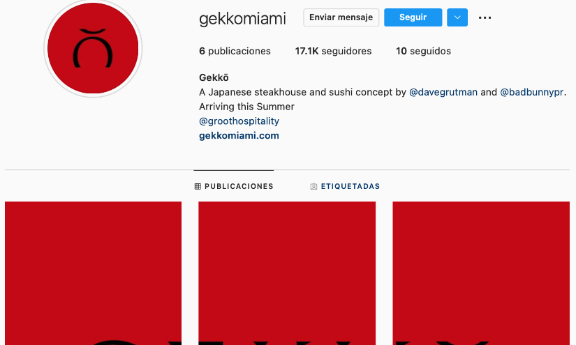 El restaurante ya cuenta con un perfil de Instagram y miles de seguidores.