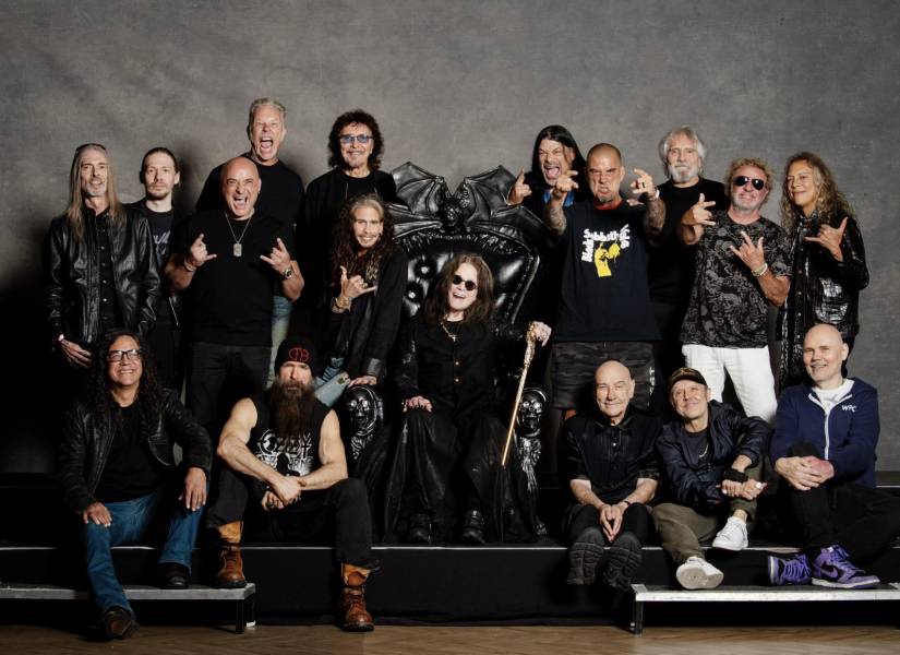 Participantes del concierto de despedida de Ozzy Osbourne.