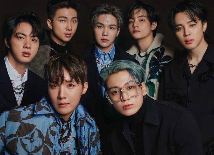Integrantes de BTS en 2022.