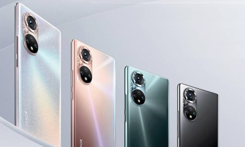 El smartphone Honor 50 está disponible en distintos colores.