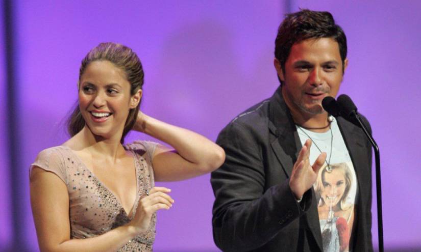 Imagen de archivo de Shakira y Alejandro Sanz.