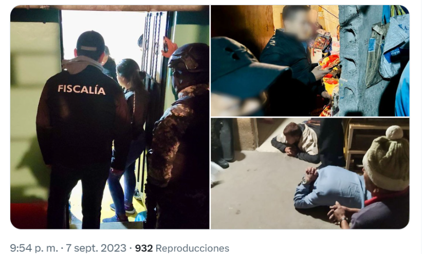 Fiscalía informó los avances de las diligencias.