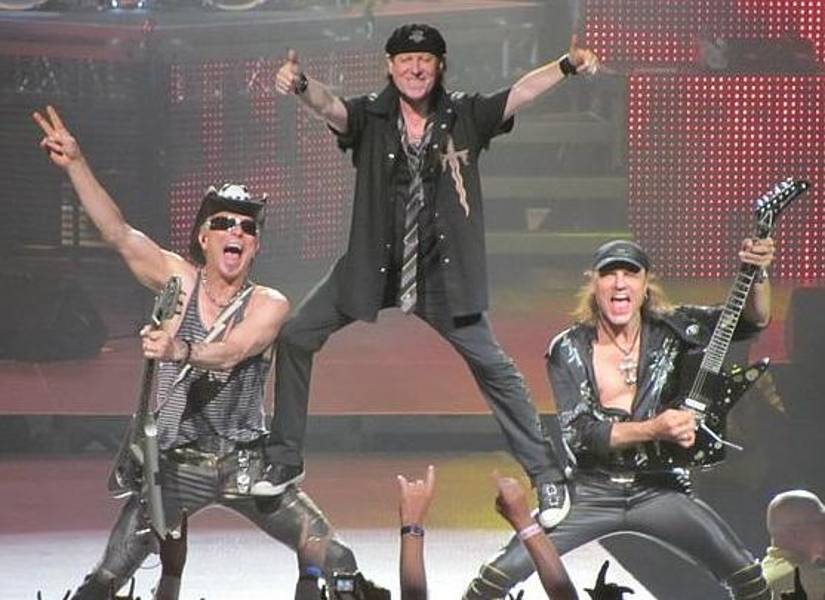 Scorpions en su gira Get Your Sting and Blackout en Nashville, 2010.