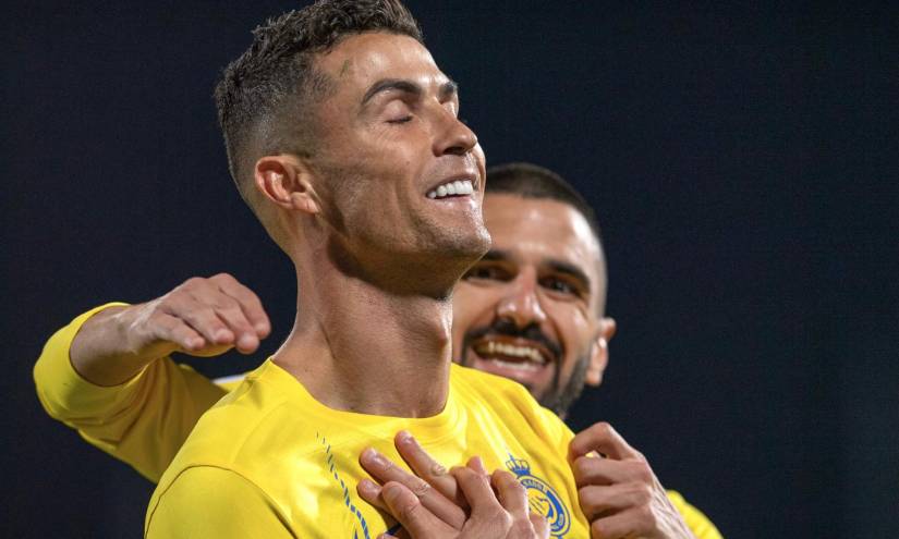 Así fue la nueva celebración de Cristiano Ronaldo.