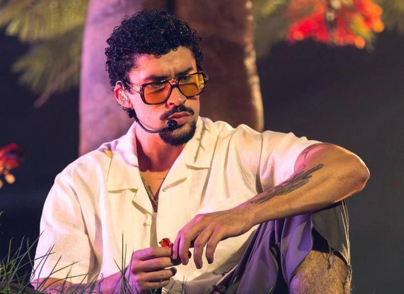 Bad Bunny en la última fecha de la residencia de Bad Bunny.