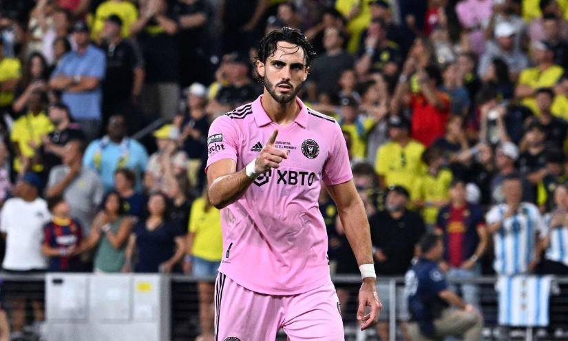 Leonardo Campana en un partido con el Inter Miami