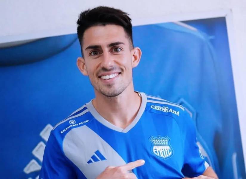 Juan Pablo Ruiz Gómez llegó en Emelec en el 2024 con José Pileggi.