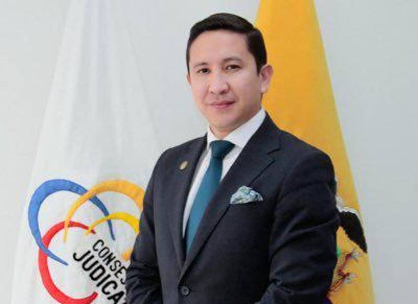 Fotografía de Henry Gaibor, quien presidió al Consejo de la Judicatura de Pichincha.