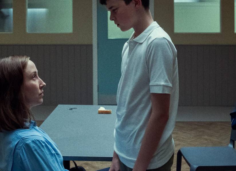 Escena de Adolescencia con Owen Cooper como Jamie Miller.