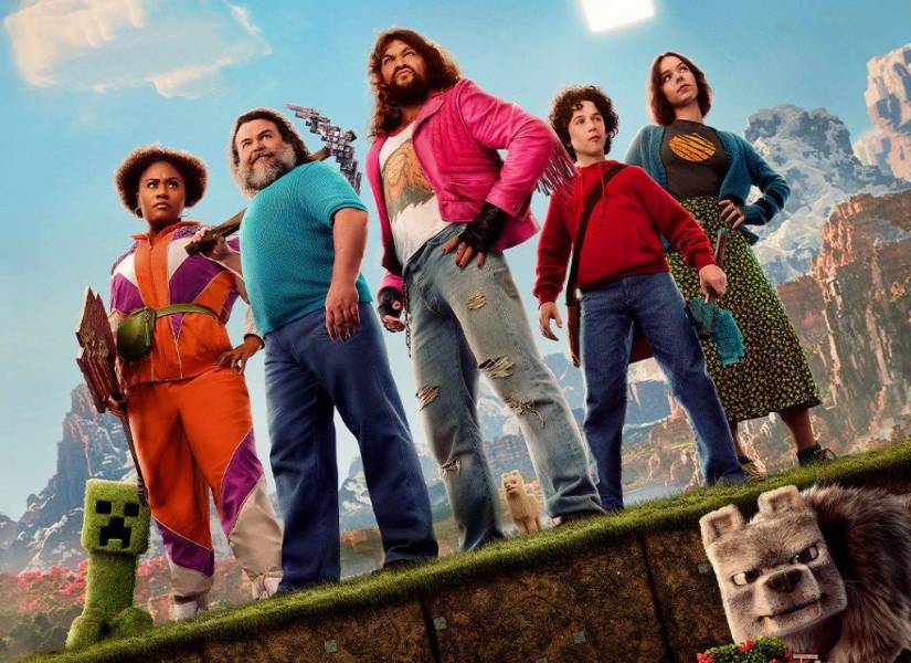 Portada de la película de Minecraft, nominada en los The Game Awards a la categoría de mejor película basada en un videojuego