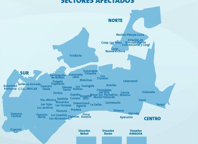 Durante la ejecución de los trabajos, la empresa indicó que las casas de salud de estos sectores se les brindará un abastecimiento alternativo.