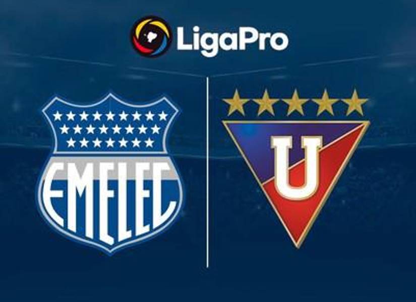 Archivo escudos Emelec y Liga de Quito.