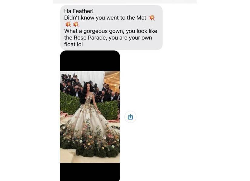 Chat de Katy Perry con su madre