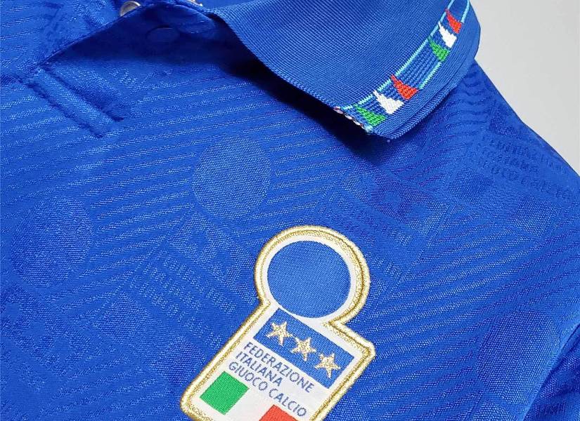 Camiseta que usó Italia en el Mundial de 1994.