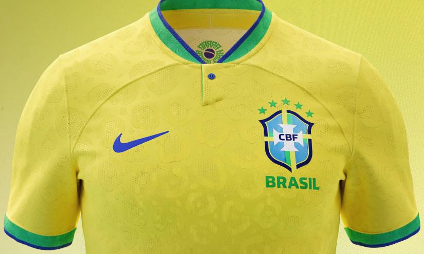 Selección brasileña presenta la camiseta con la que disputará el Mundial de Catar