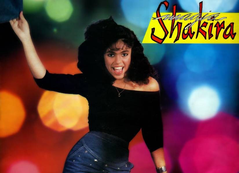 Portada del álbum Magia, el primero de la carrera de Shakira.