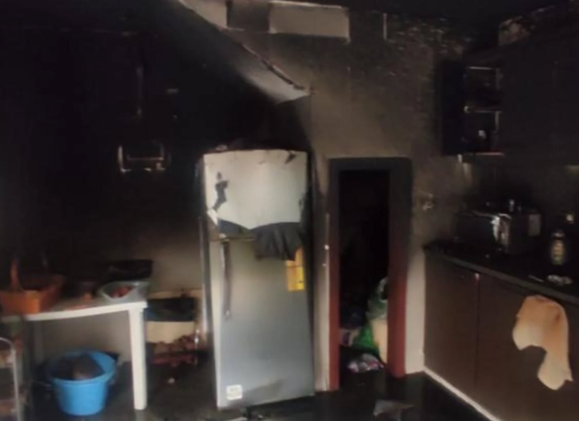 Incendio en una vivienda en Calderón iniciado en un pesebre.