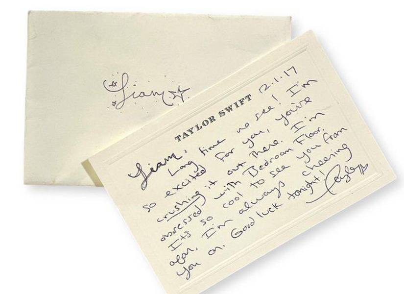 Carta de Taylor Swift a Liam Payne.