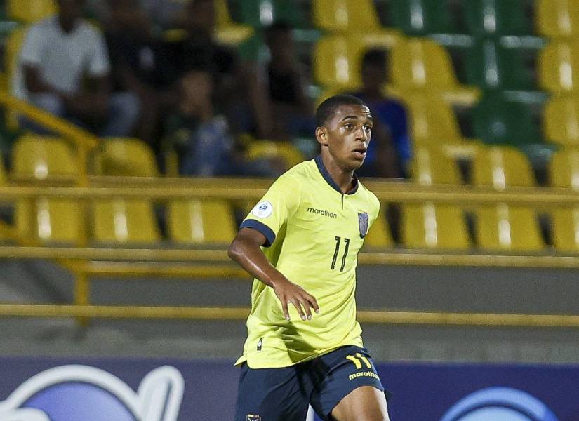 Edwin Quintero disputó el Sudamericano sub 15 con la selección de Ecuador.