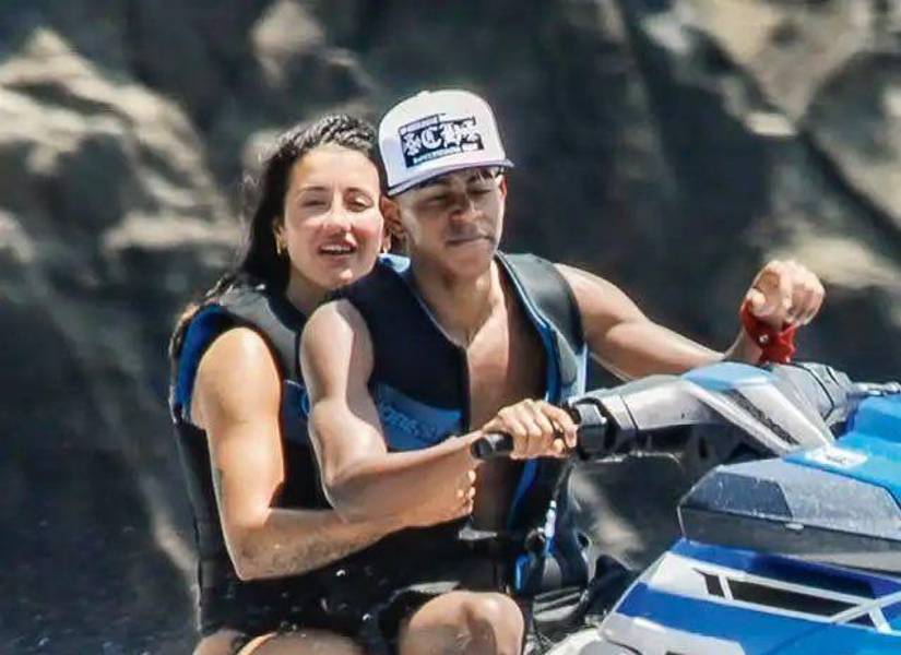 Lamine Yamal y Fati Vásquez en Italia.