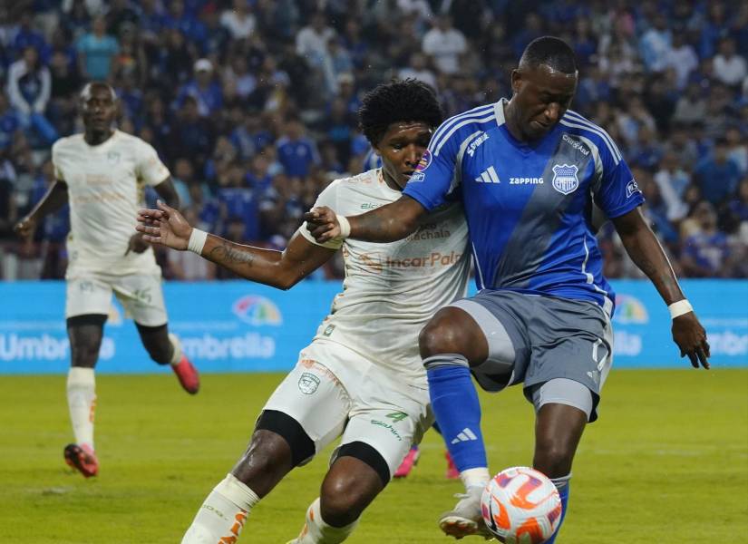 Jaime Ayoví anotó el gol de triunfo del Emelec contra Orense SC por la LigaPro Ecuabet conectada por Xtrim
